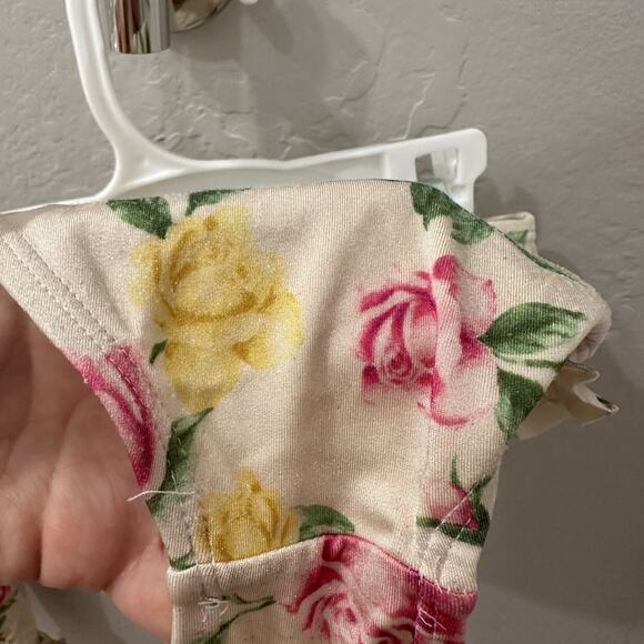 Janie & Jack Pink Floral Rash Guard 2-Piece Swimsuit - Picture 8 of 11